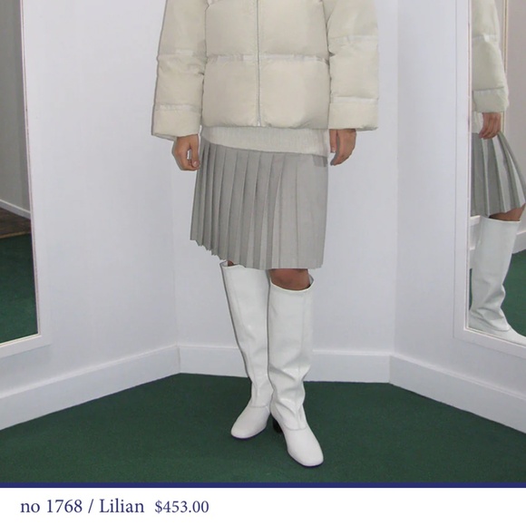 Paloma Wool Puffer Coat in Cream - Picture 7 of 7